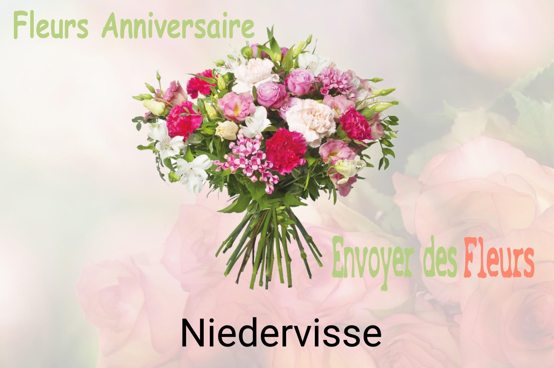 Bouquet de fleurs d’anniversaire livré à Niedervisse
