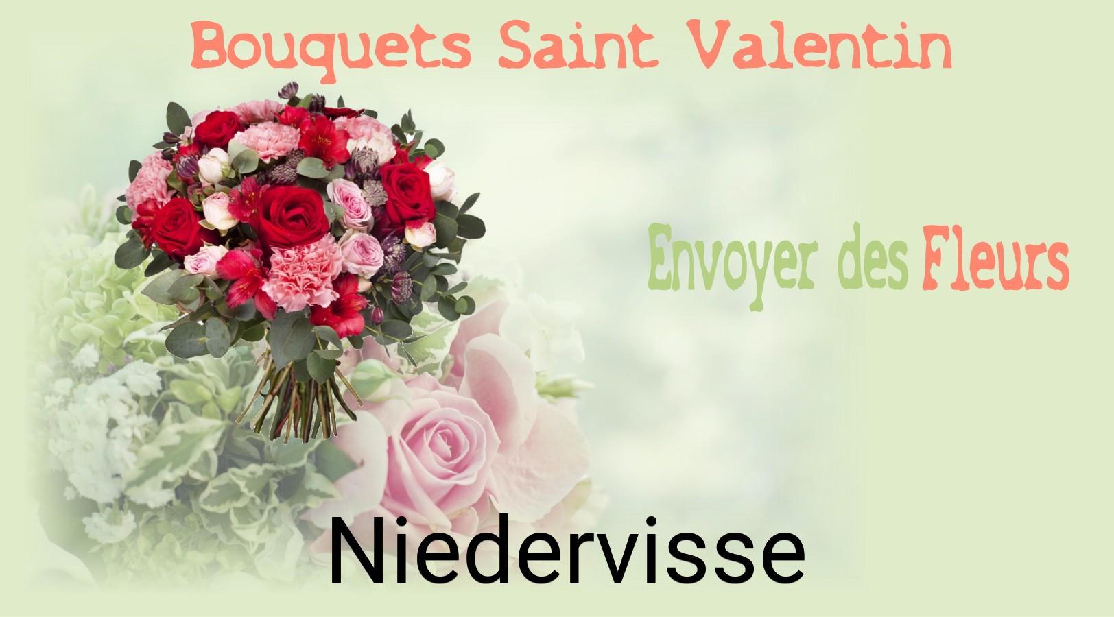 Roses de Saint-Valentin livrées à Niedervisse